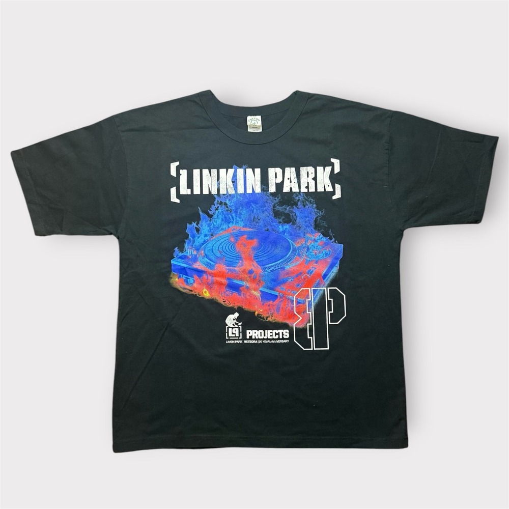 Linkin Park Meteora 20th Anniversary LPU Projects EP Black T-Shirt Mens Large